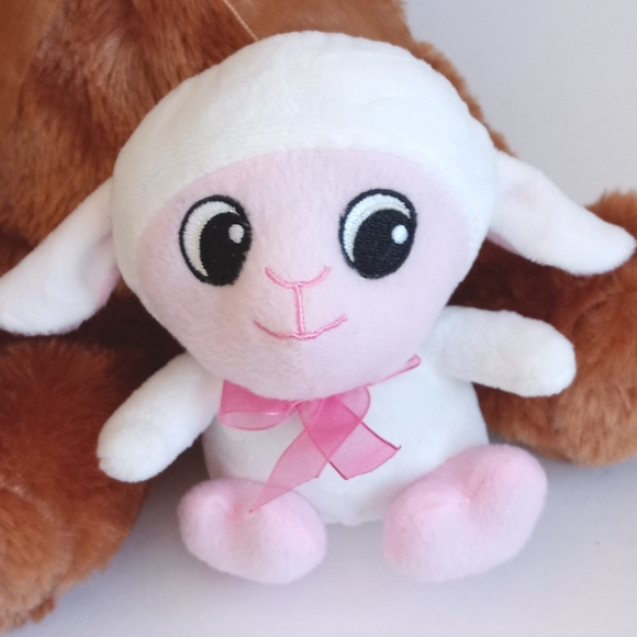 Set Stuffed Animal Bundle Teddy Bear, White Lamb Soft Plush Stuffed Animals - Picture 6 of 11